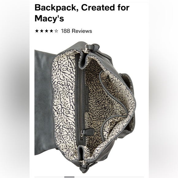 Macy’s INC Backpack/Crossbody Bag - Picture 15 of 16